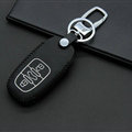 Cheap Genuine Leather Key Ring Auto Key Bags Smart for Audi A7 - Black